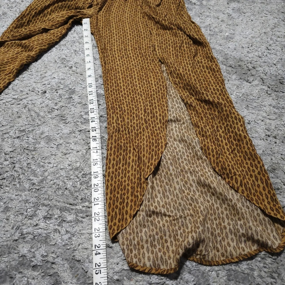 ✨️4/$20 Tie-Front Tie Palazzo Pants Lightweight Summer Cover-Up, Resort, M - Picture 11 of 14